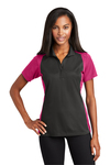 Sport-Tek Embroidered Women's Colorblock Micropique Sport-Wick Polo Thumb