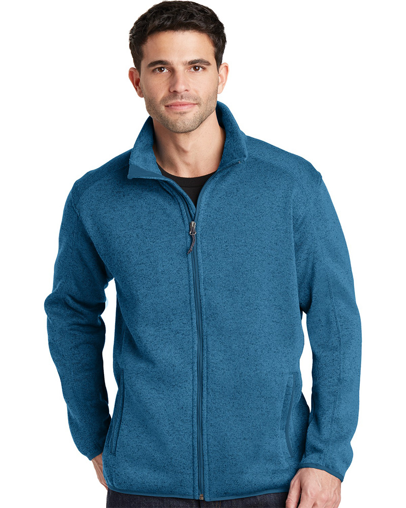 Port Authority Embroidered Men's Sweater Fleece Jacket