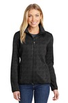 Port Authority Embroidered Women's Sweater Fleece Jacket Thumb