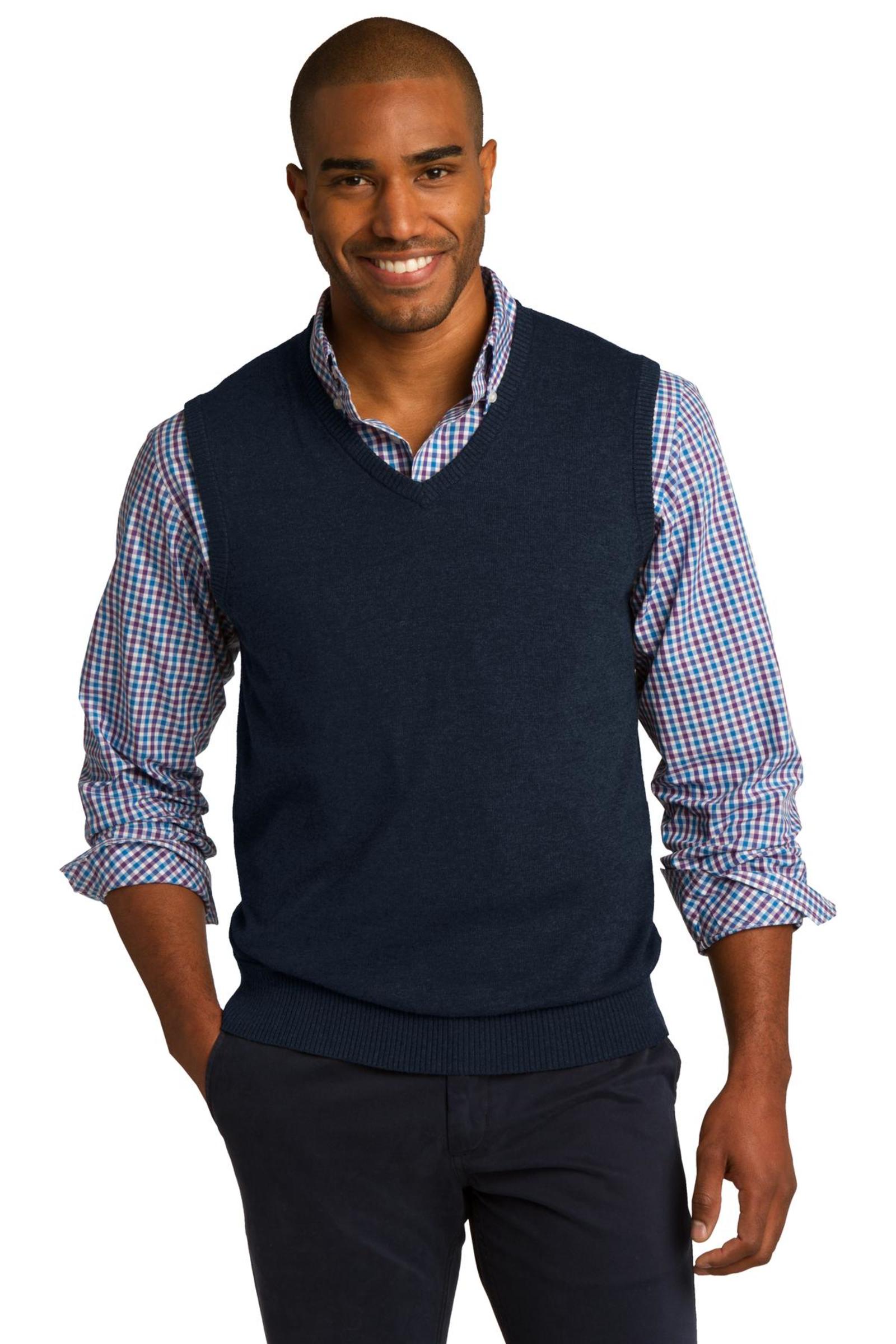 Port Authority Embroidered Men's Sweater Vest