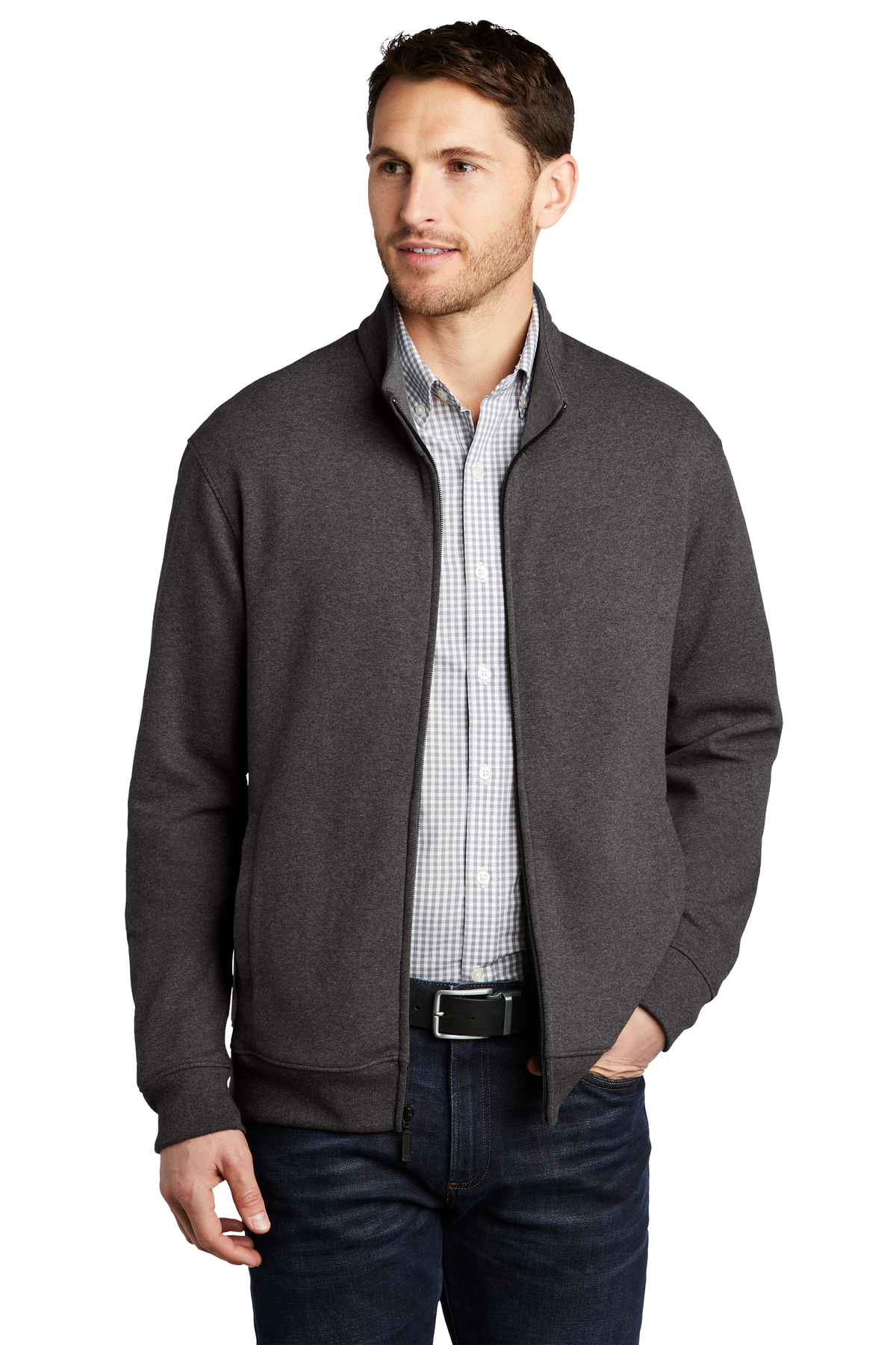 Port Authority Embroidered Men's Interlock Full-Zip | Sweatshirts ...
