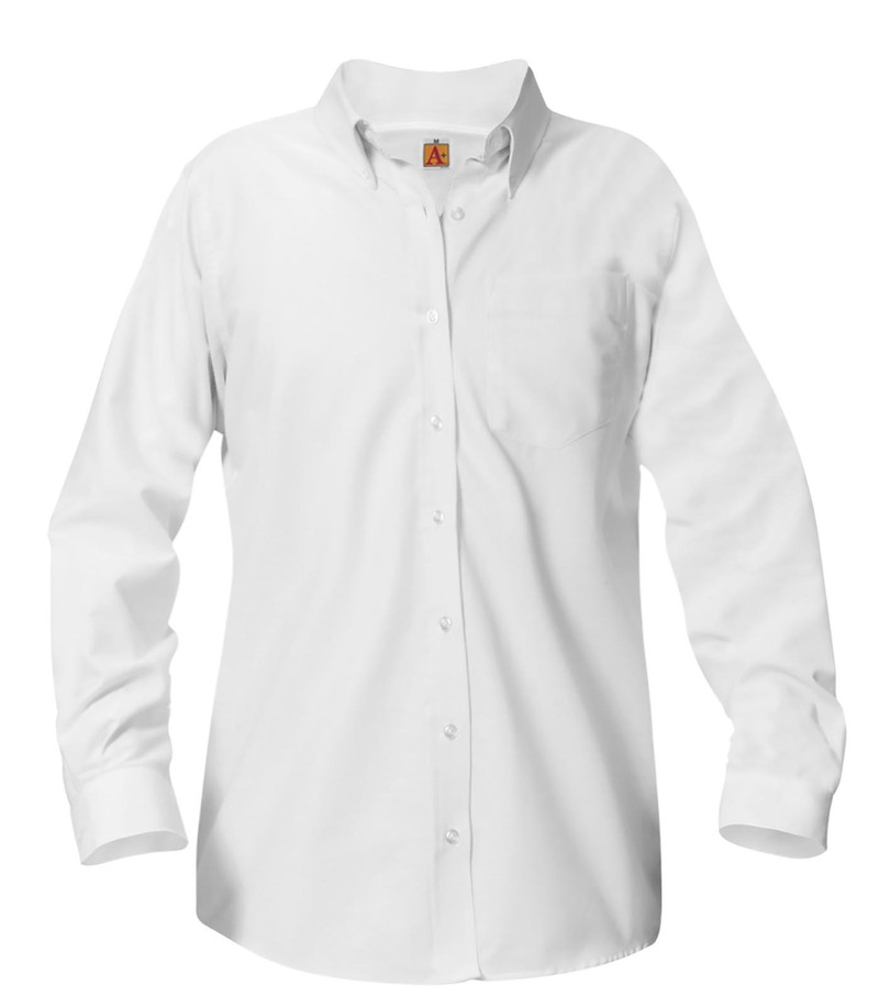 Product Image - A+ Girl's Long Sleeve Oxford Blouse