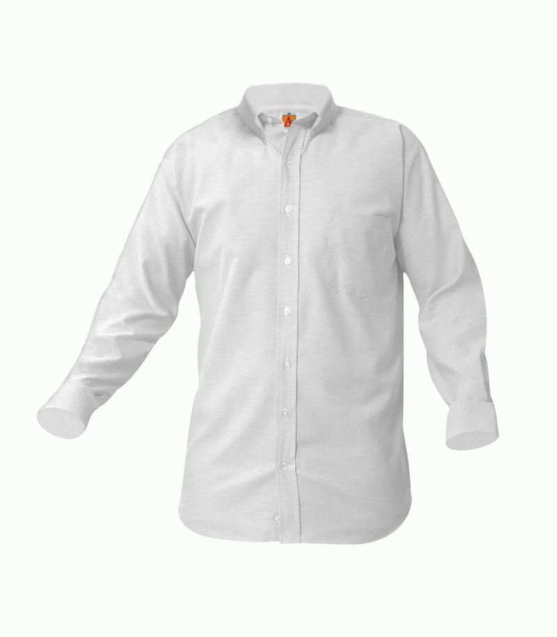 Product Image - A+ Boy's Long Sleeve Oxford Shirt - youth
