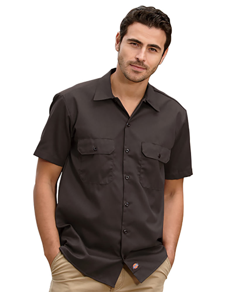 Product Image - Dickies Adult Short-Sleeve Blend Work Shirt