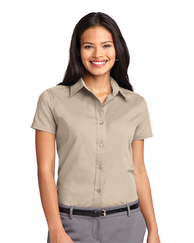 Port Authority Embroidered Women's Easy Care Short Sleeve Shirt