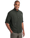 Eddie Bauer Embroidered Men's Long Sleeve Performance Fishing Shirt Thumb