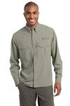 Eddie Bauer Embroidered Men's Long Sleeve Performance Fishing Shirt Thumb