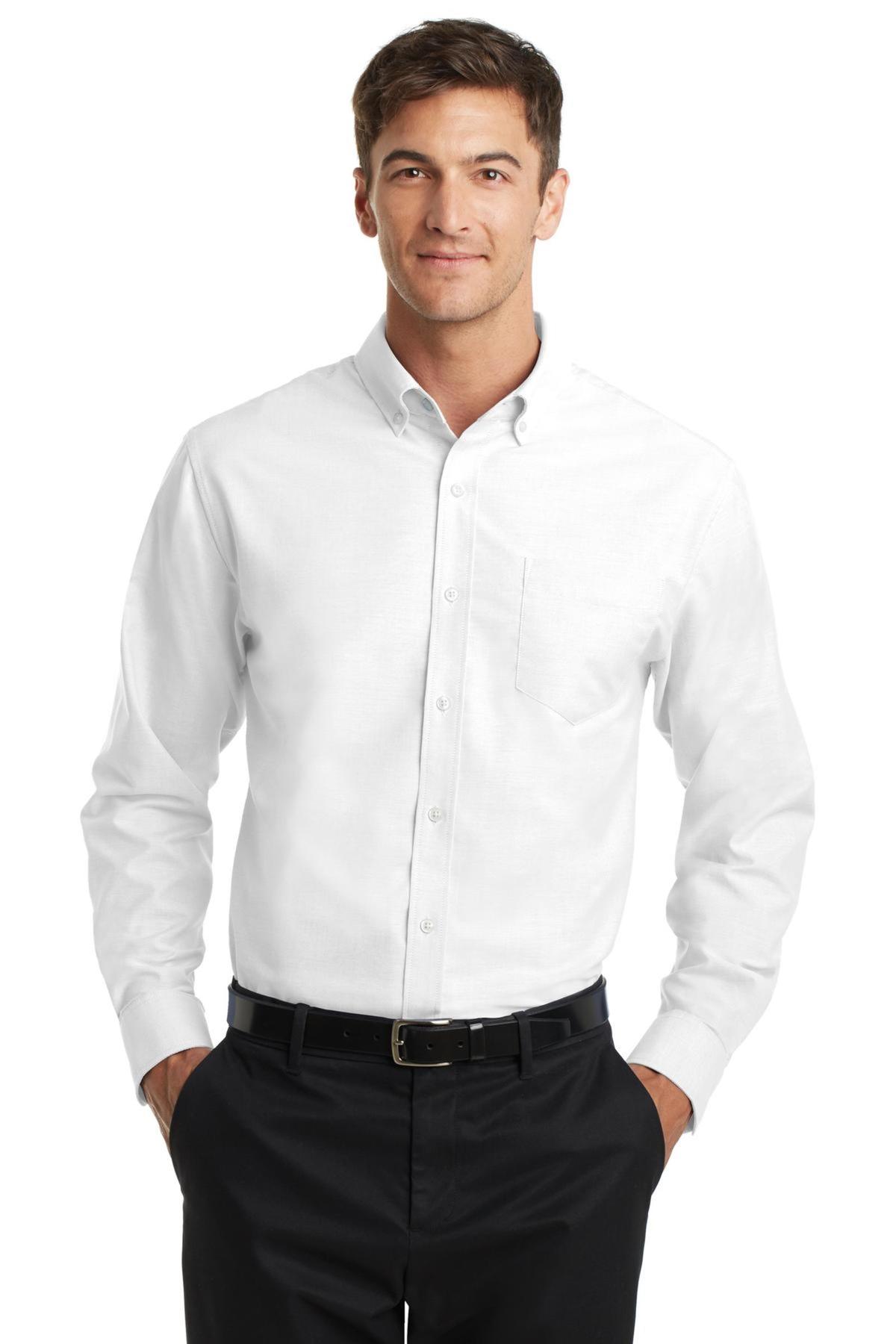 Port Authority Embroidered Men's SuperPro Oxford Shirt
