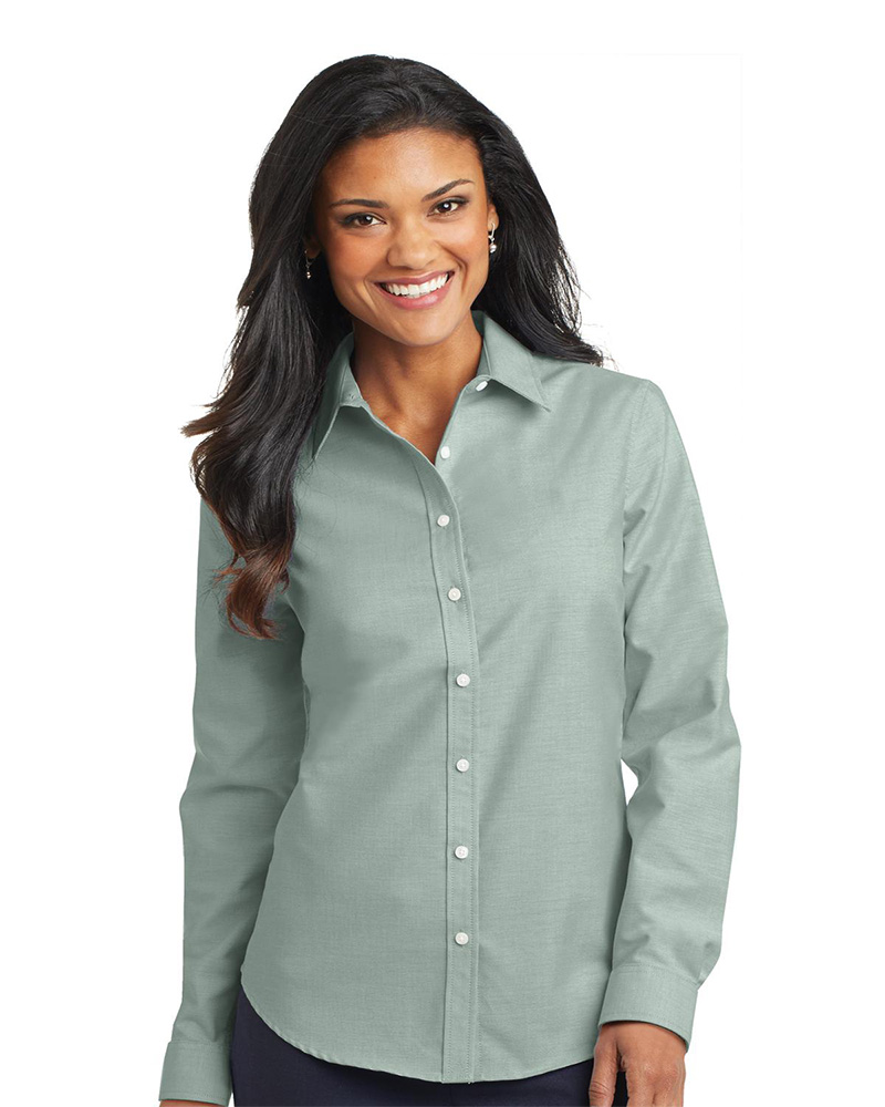 Port Authority Embroidered Women's SuperPro Oxford Shirt