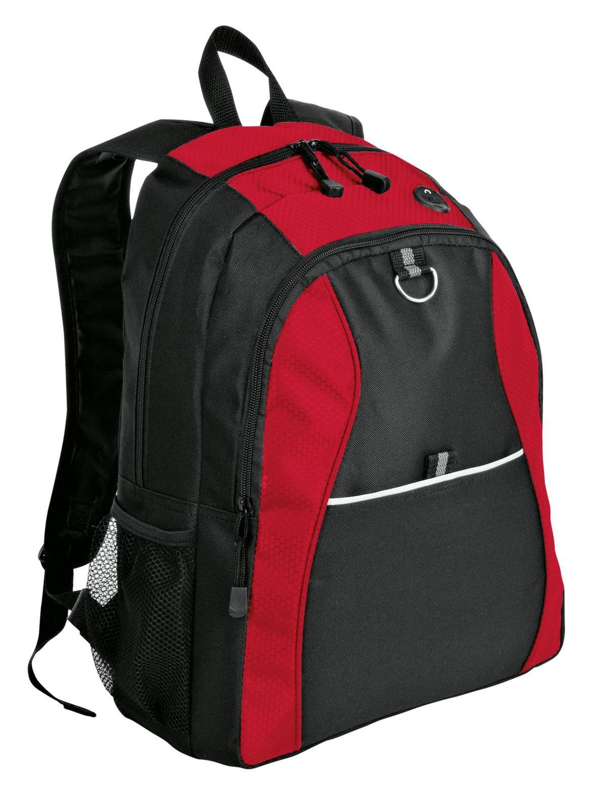 Port Authority Embroidered Contrast Honeycomb Backpack Image - Port Authority Contrast Honeycomb Backpack