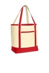 Port Authority Embroidered Large Canvas Boat Tote Thumb