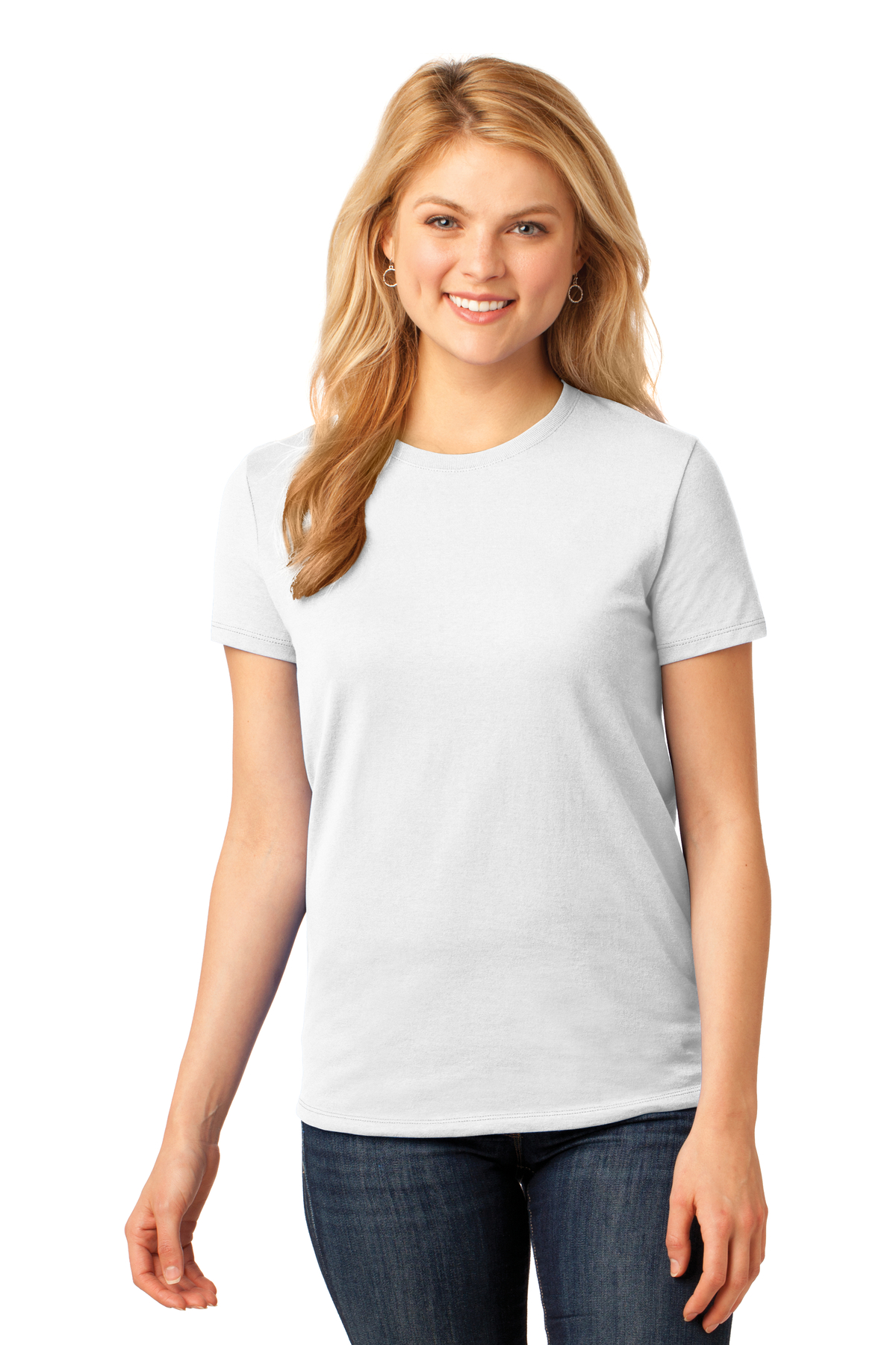 Port & Company Embroidered Women's Core Cotton Tee
