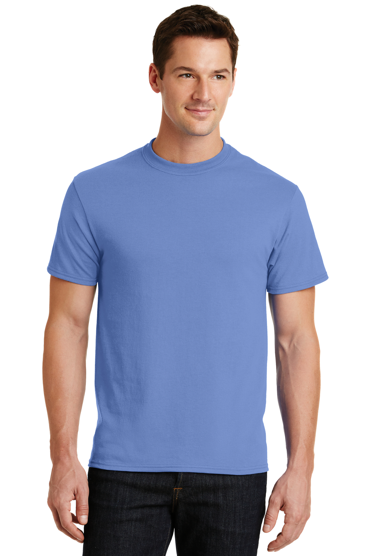 Port & Company Embroidered Men's Core Blend Tee | T-Shirts - Queensboro