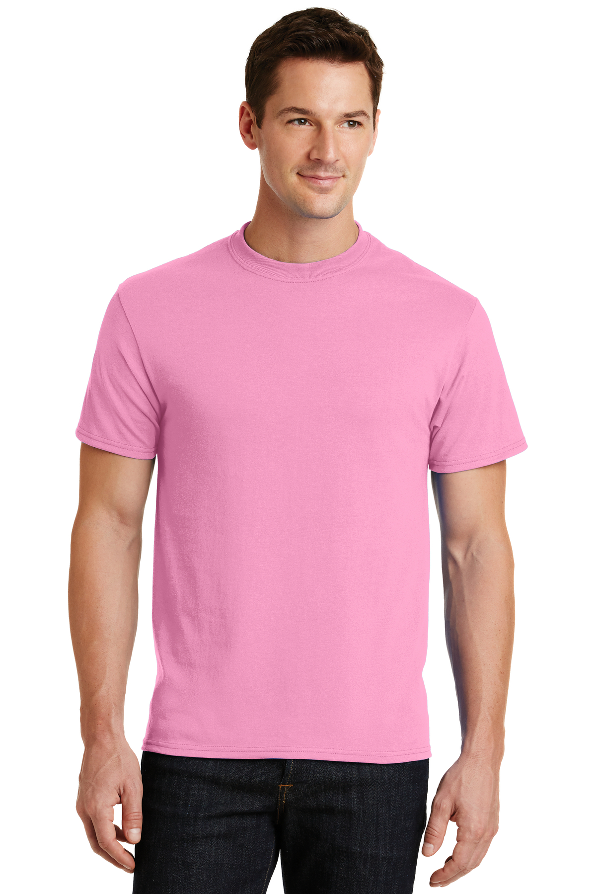 Port \u0026 Company Printed Men's Core Blend Tee - Queensboro, image size:1200x1799