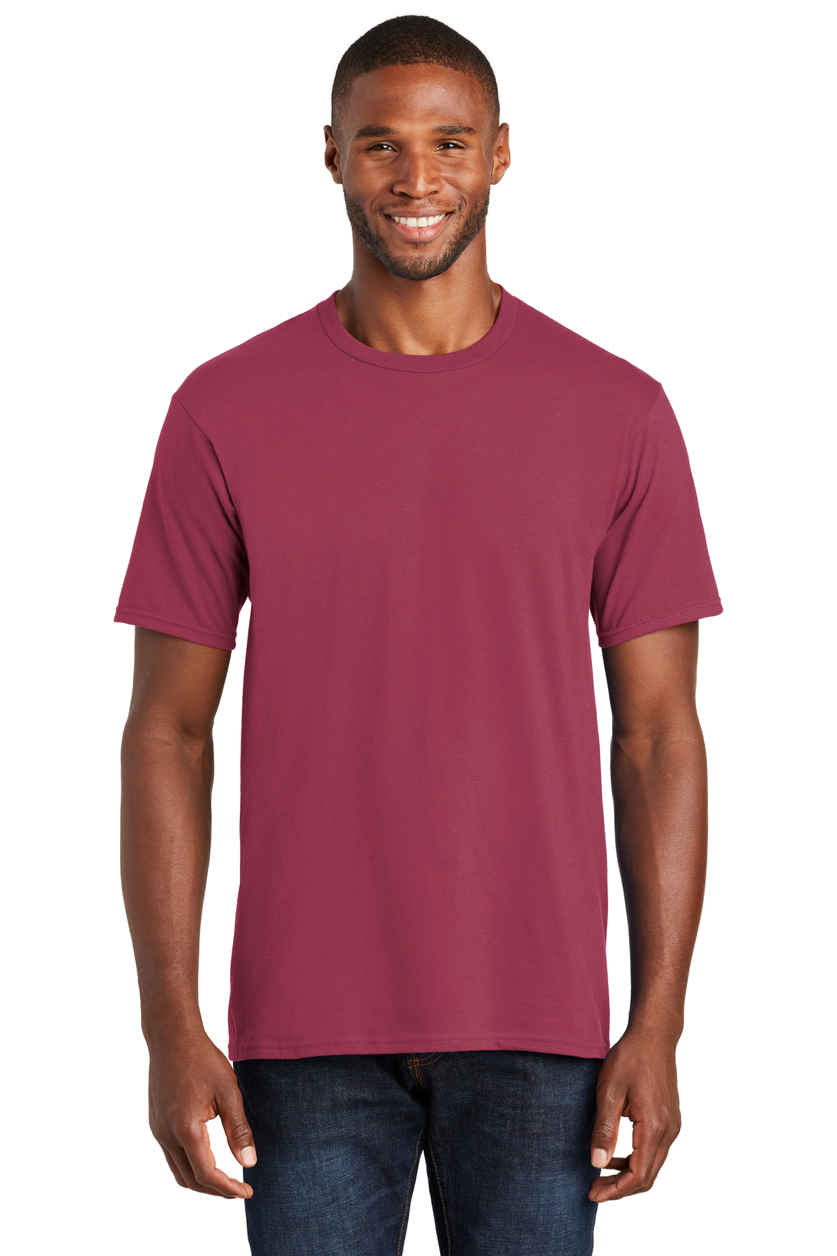 Port & Company Embroidered Men's Fan Favorite Tee | T-Shirts - Queensboro