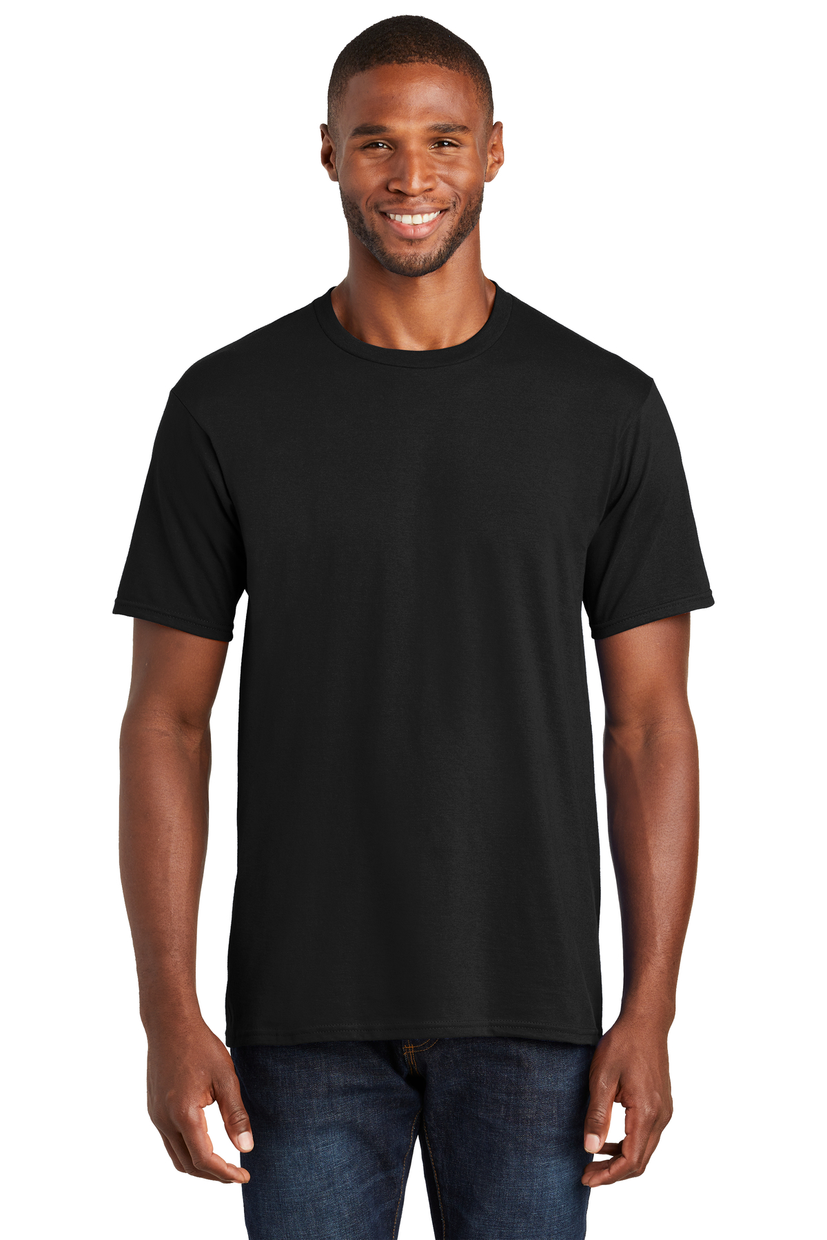 Port & Company Embroidered Men's Fan Favorite Tee | T-Shirts - Queensboro