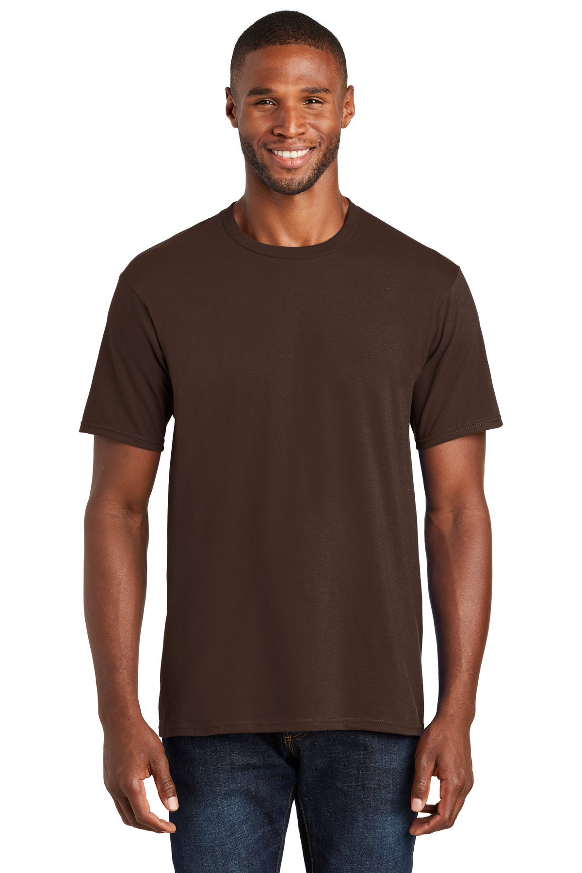 Port & Company Embroidered Men's Fan Favorite Tee | T-Shirts - Queensboro