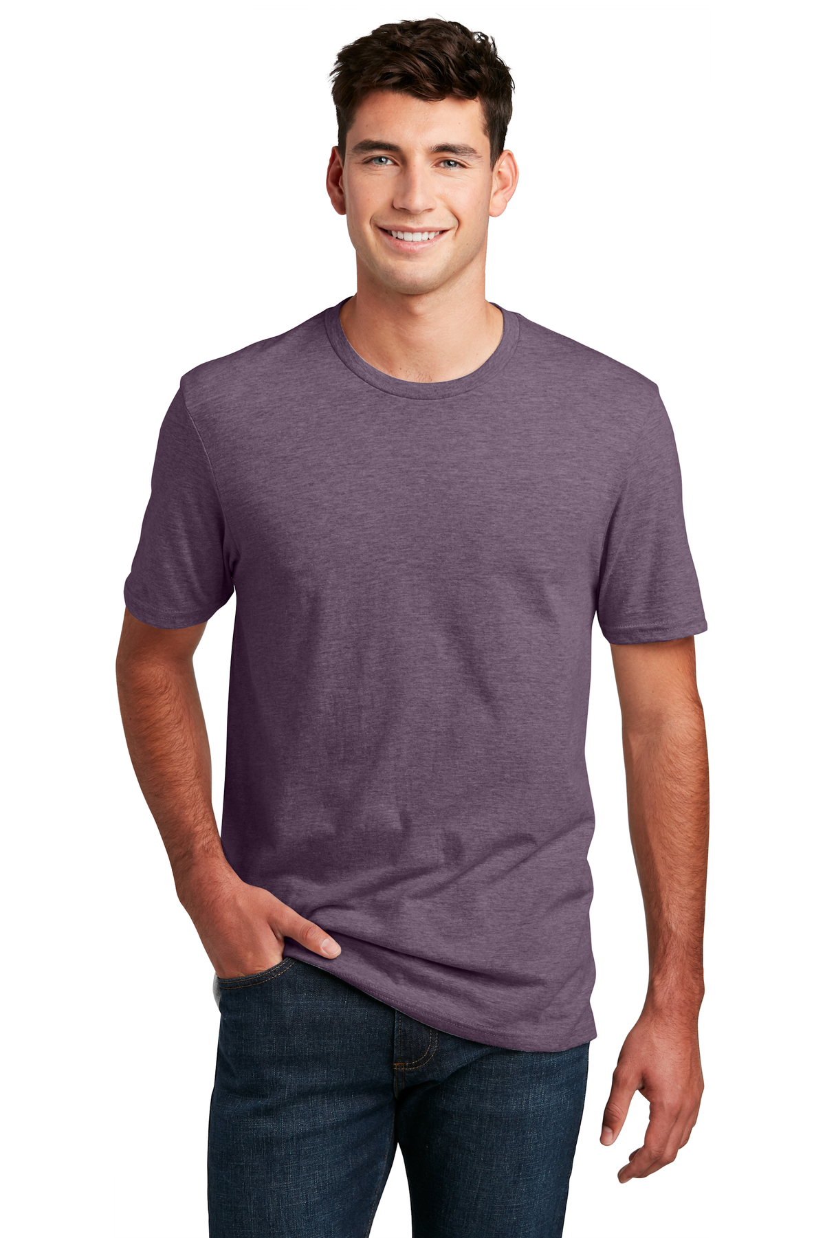 District Embroidered Men's Perfect Blend Tee Thumb
