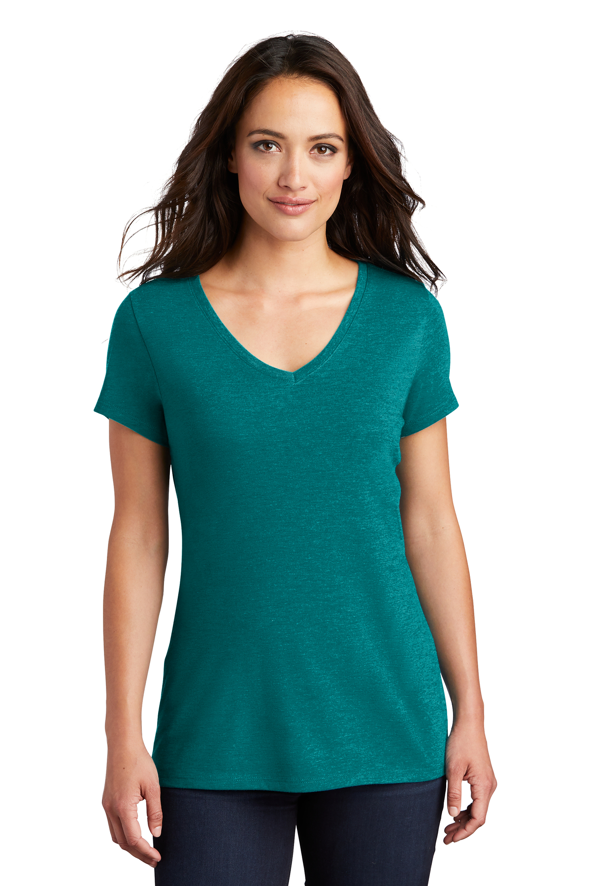 District Embroidered Women's Perfect Tri V-Neck Tee | Women's Apparel ...