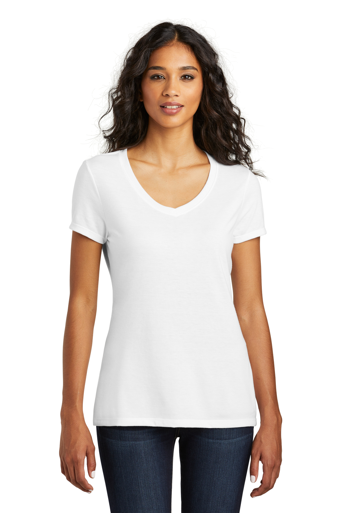 District Embroidered Women's Perfect Tri V-Neck Tee | Women's Apparel ...