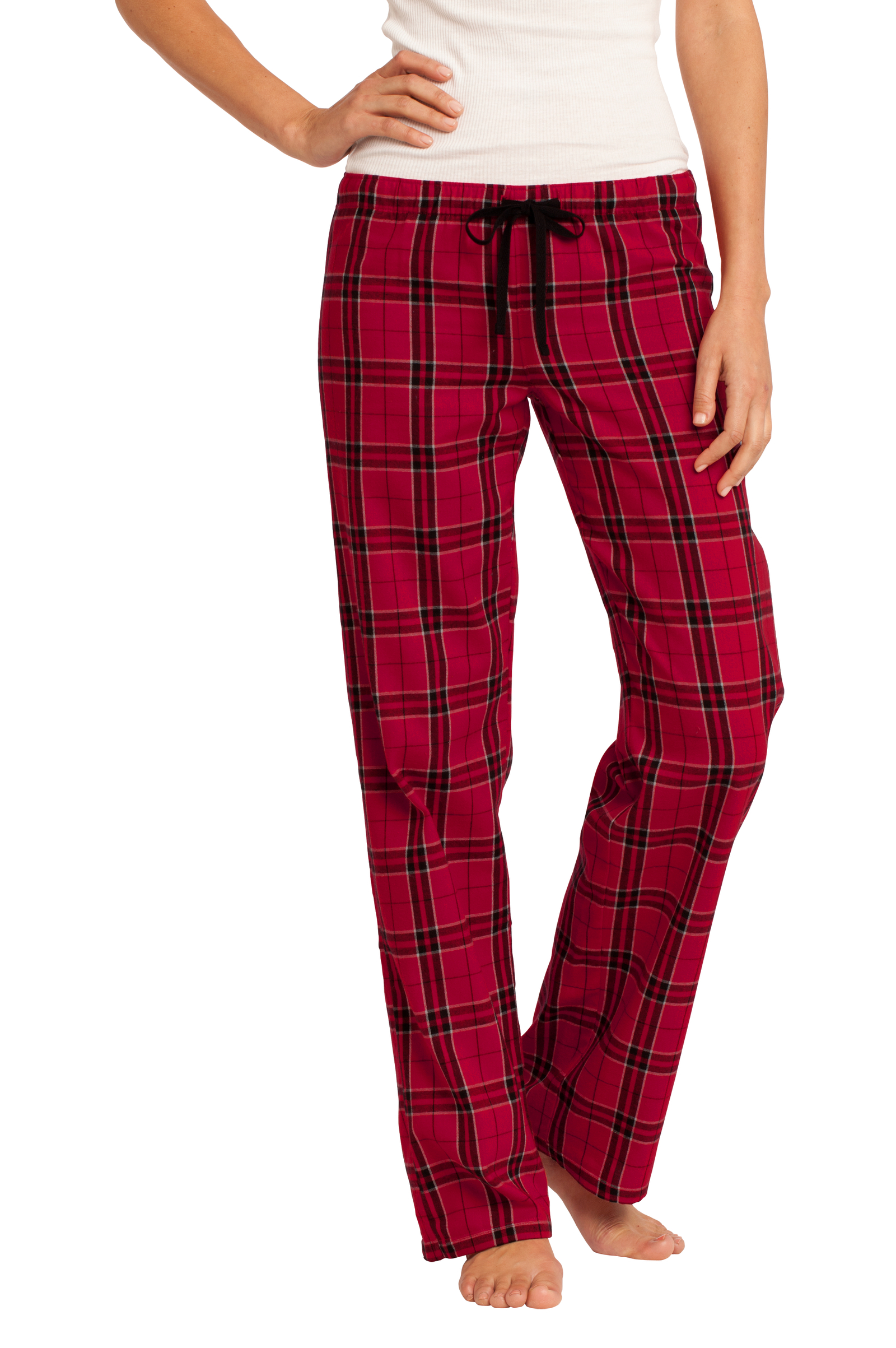 thumbnail interactive-video image 1 of District DT2800 Juniors Flannel Plaid Pant - ApparelShopUSA 1 of 13