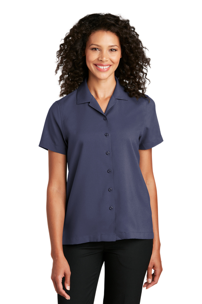 Port Authority Embroidered Women's Short Sleeve Performance Staff Shirt