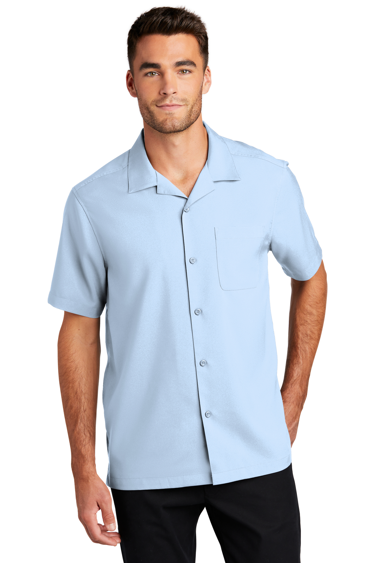Port Authority Embroidered Men's Short Sleeve Performance Staff Shirt Thumb