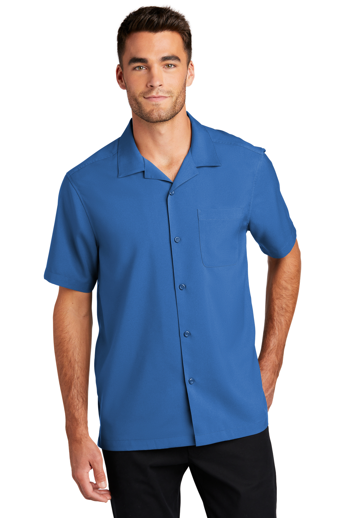 Port Authority Embroidered Men's Short Sleeve Performance Staff Shirt ...