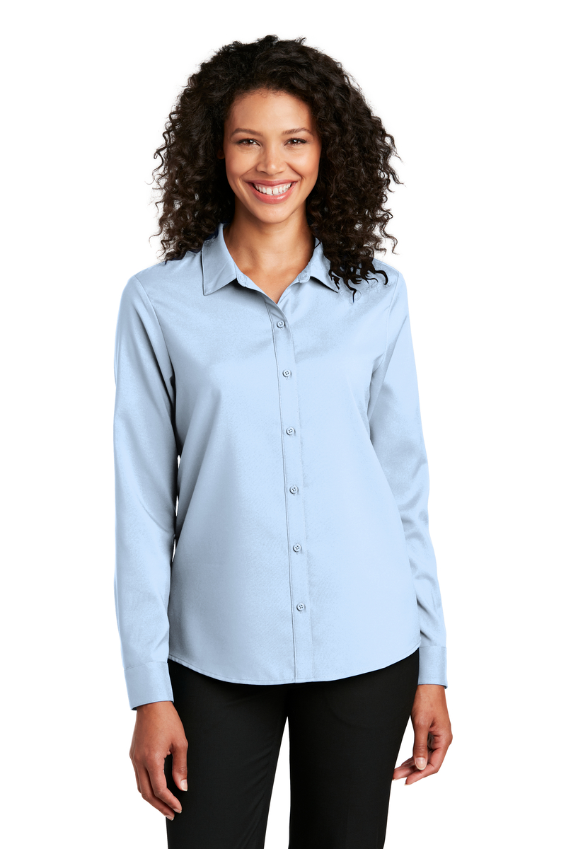 Port Authority Embroidered Women's Long Sleeve Performance Staff Shirt