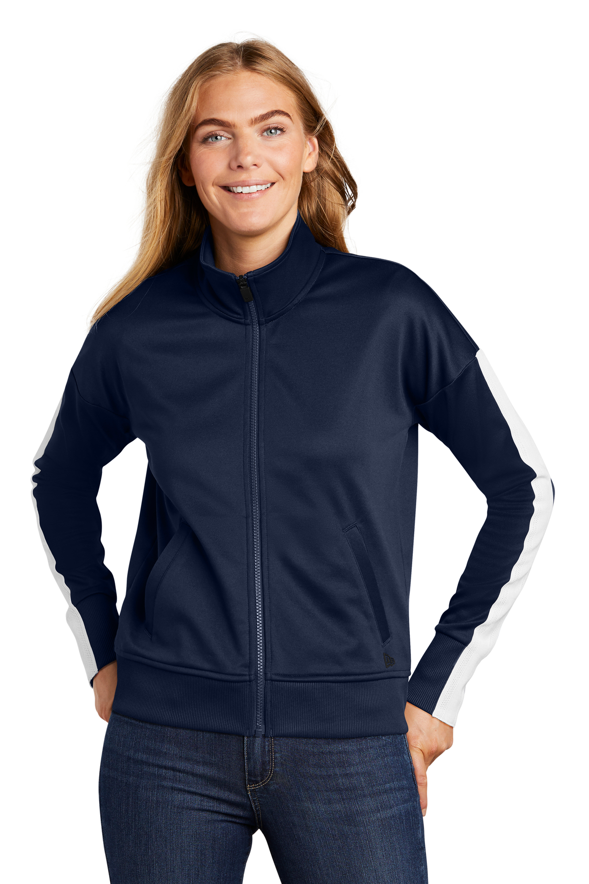 New Era Embroidered Women's Track Jacket Thumb