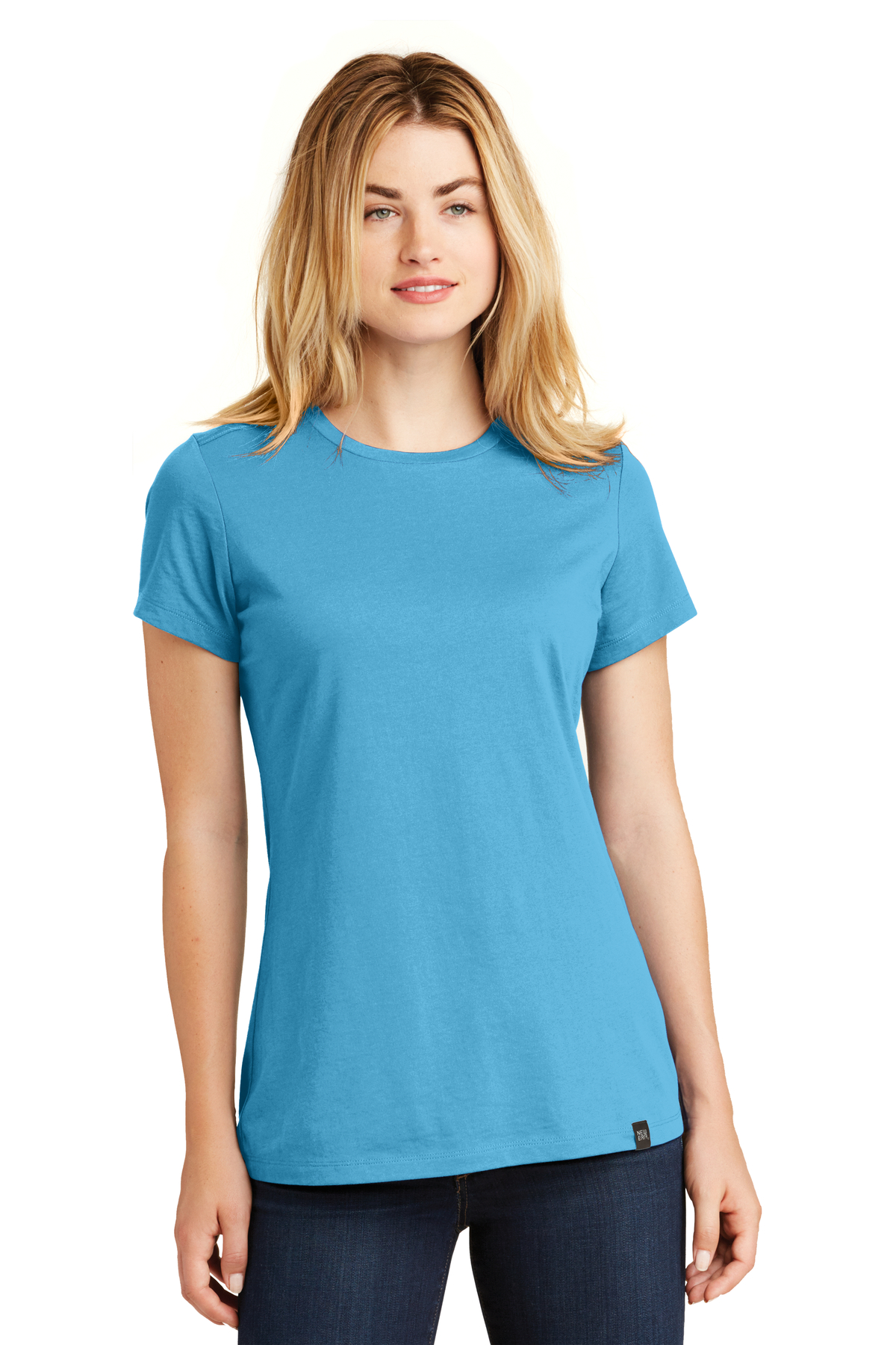 New Era Embroidered Women's Heritage Blend Crew Tee Thumb