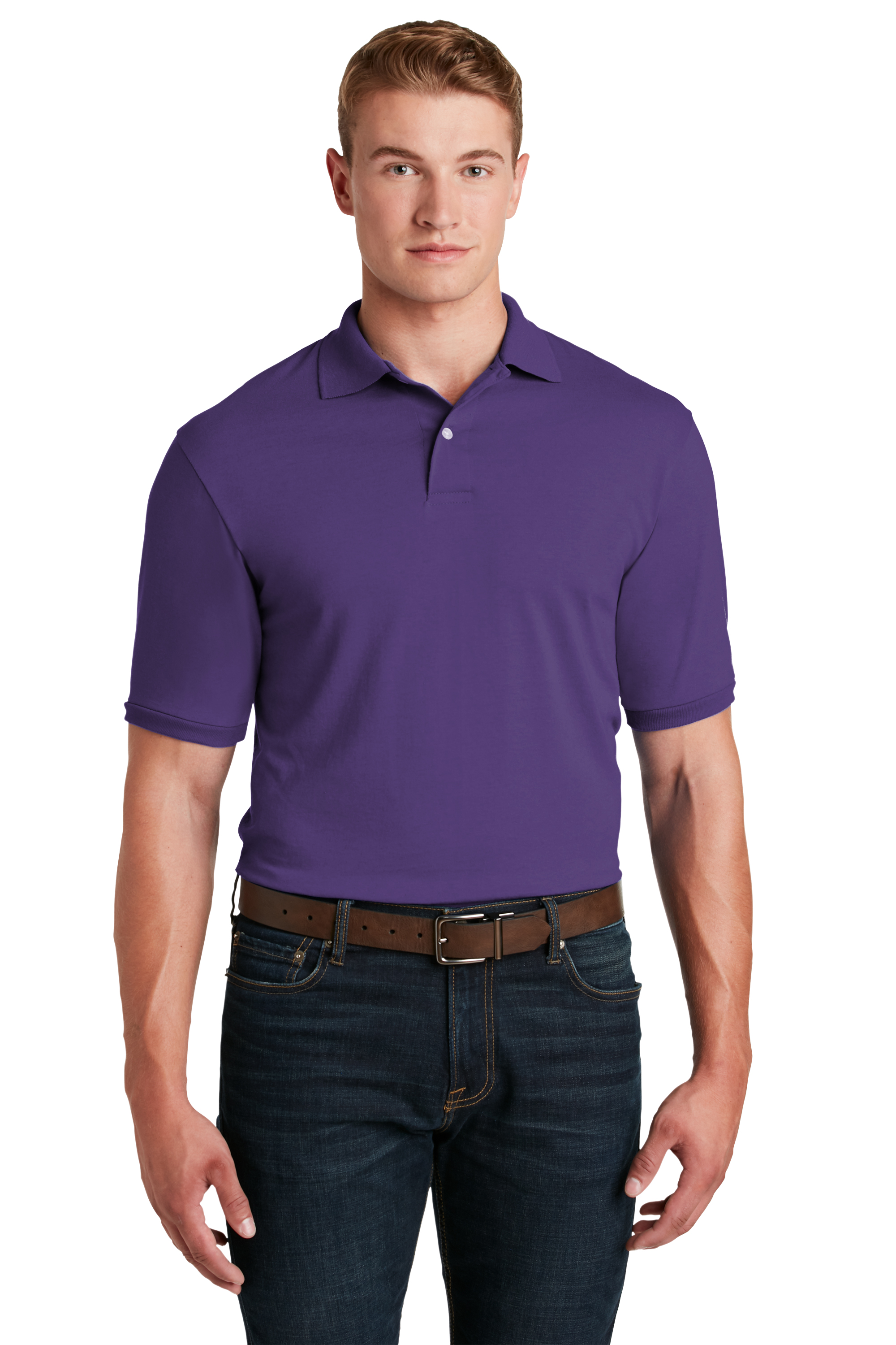 JERZEES Embroidered Men's SpotShield Jersey Knit Sport Shirt