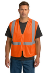 CornerStone Embroidered ANSI 107 Class 2 Economy Mesh Zippered Vest Thumb
