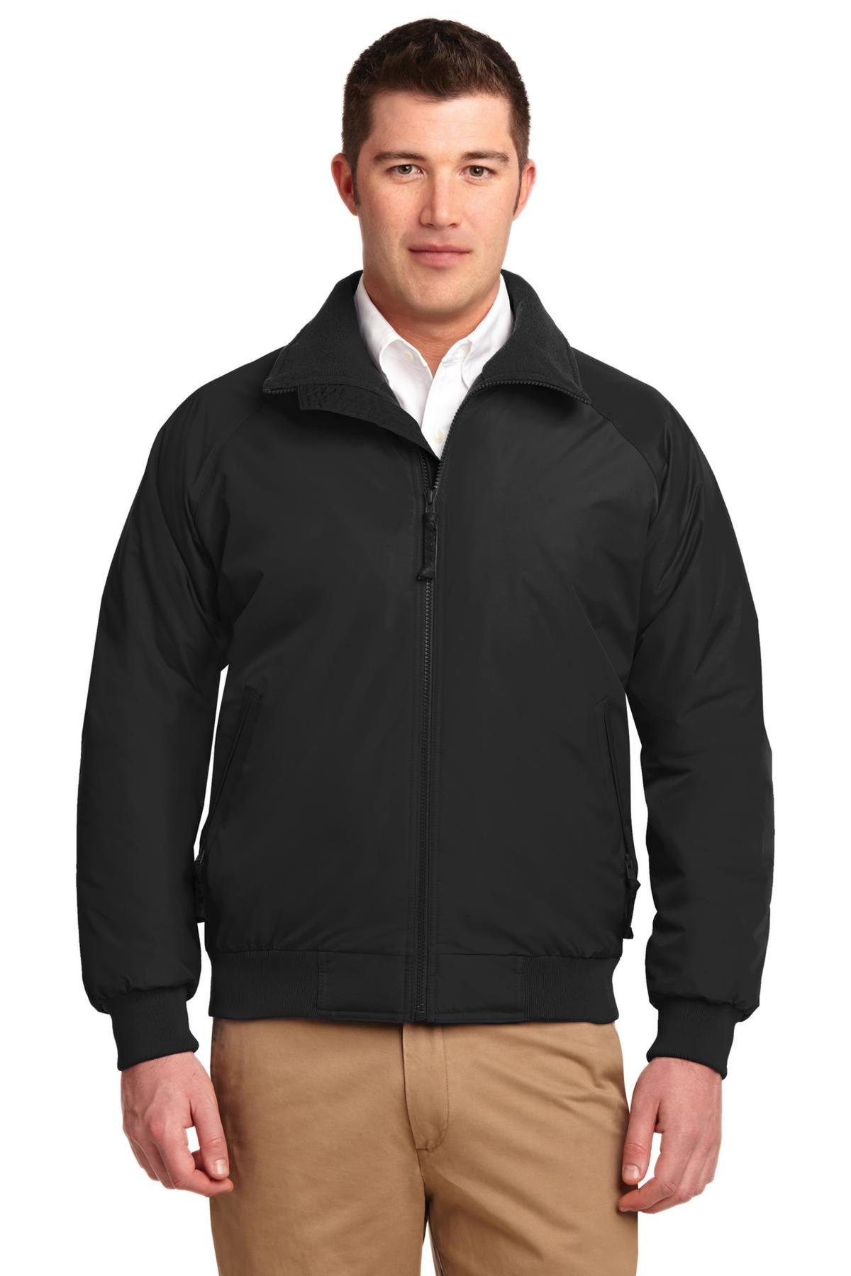 Port Authority Embroidered Men's Fleece Lined 3 Season Zip Jacket Image - men's coats,mens coats,mens jackets,men's jackets,male's jackets,men outerwears,men's outerwears,mens outerwears, work coats,work jackets,workwear,work wear,three season jackets,three season coats,,Black ,Green,Navy,Khaki,Red