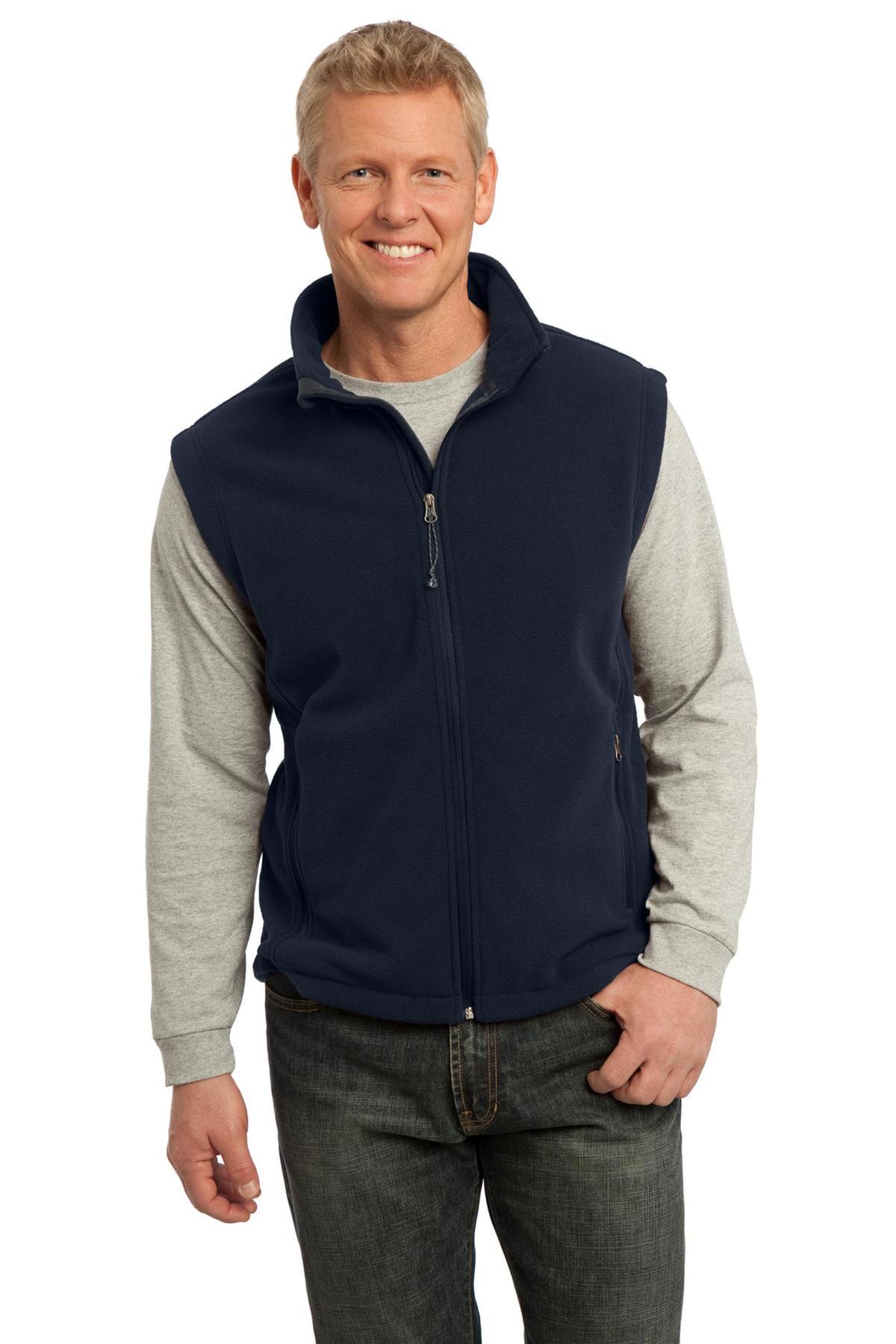 Port Authority  Embroidered Men's Value Fleece Vest Image - Port Authority Value Fleece Vest
