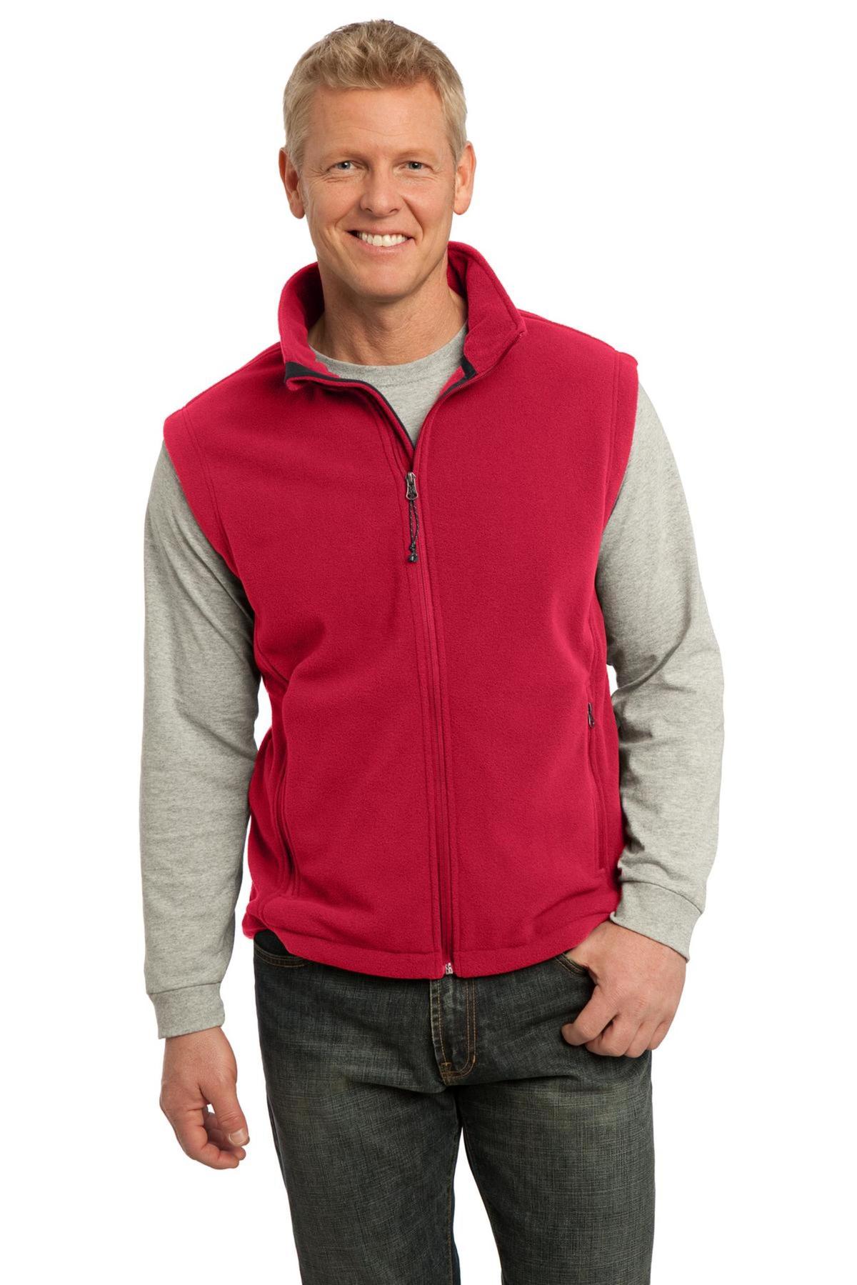 Port Authority  Embroidered Men's Value Fleece Vest Image - Port Authority Value Fleece Vest