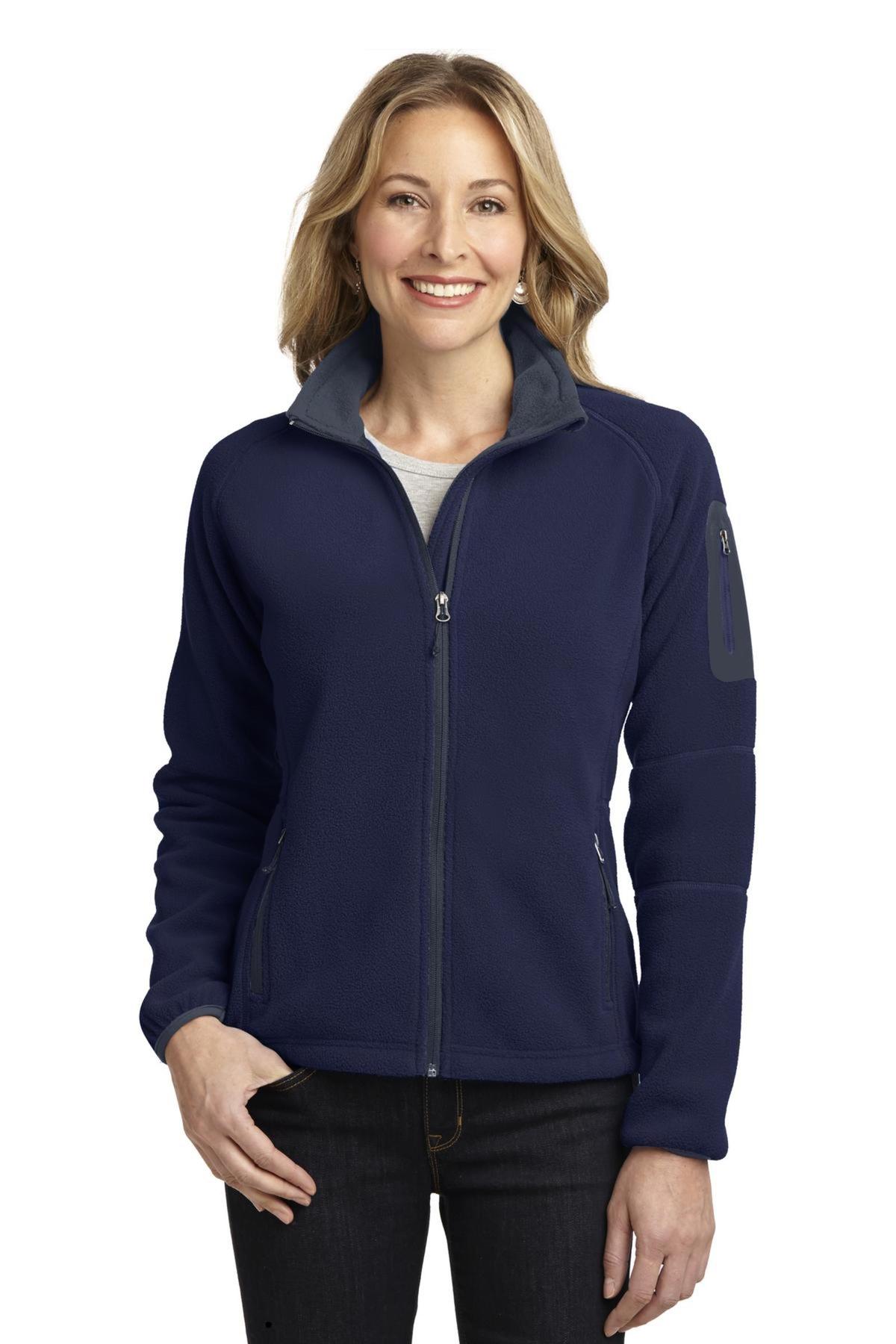 Port Authority Embroidered Women's Enhanced Value Fleece Full-Zip ...