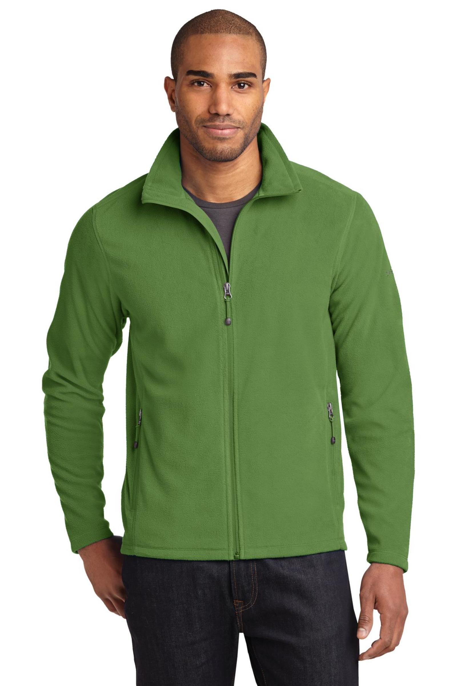 Eddie Bauer  Embroidered Men's Full-Zip Microfleece Jacket