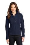 Eddie Bauer  Embroidered Women's Full-Zip Microfleece Jacket Thumb