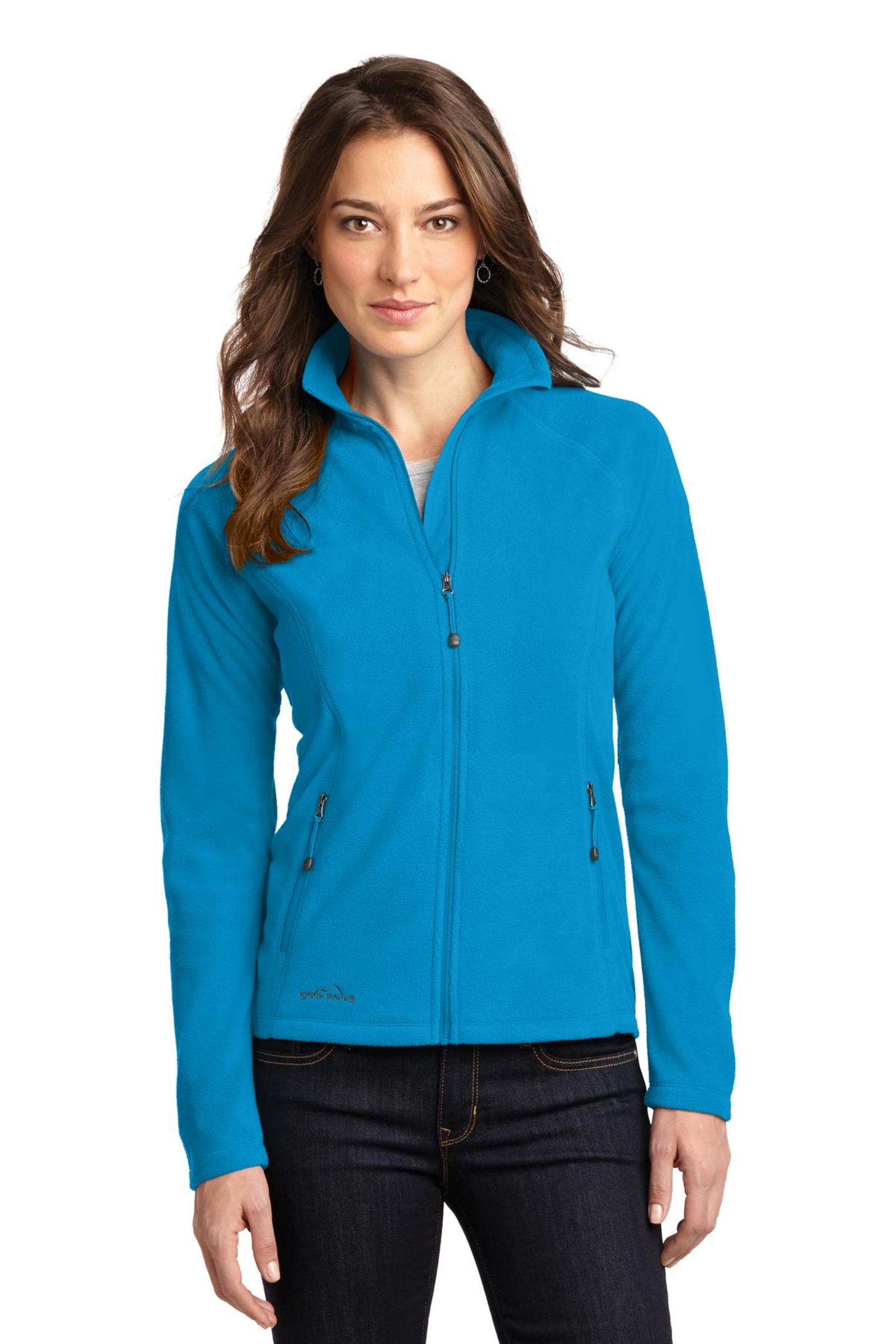 Eddie Bauer  Embroidered Women's Full-Zip Microfleece Jacket