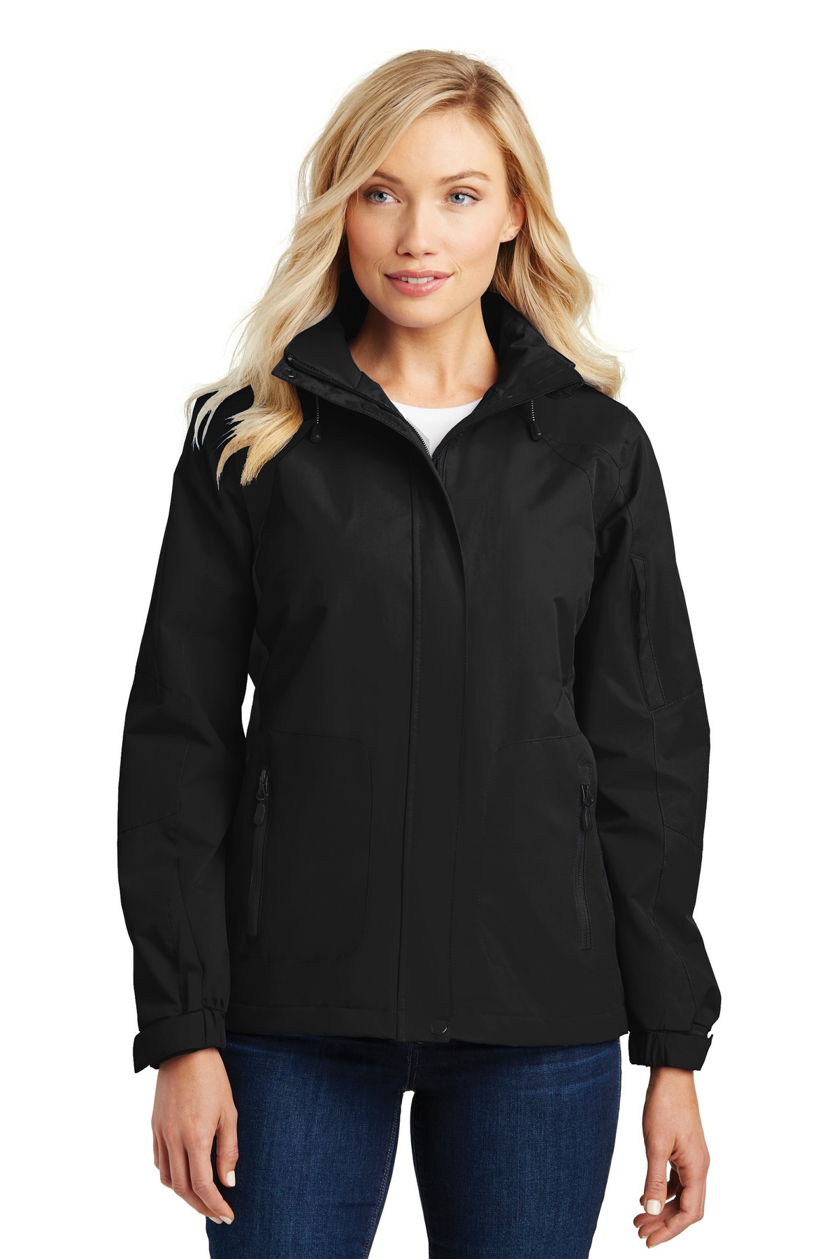 Port Authority  Embroidered Women's All-Season Jacket Image - Port Authority Ladies All-Season Jacket