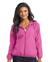 Port Authority  Embroidered Women's Hooded Essential Jacket Thumb