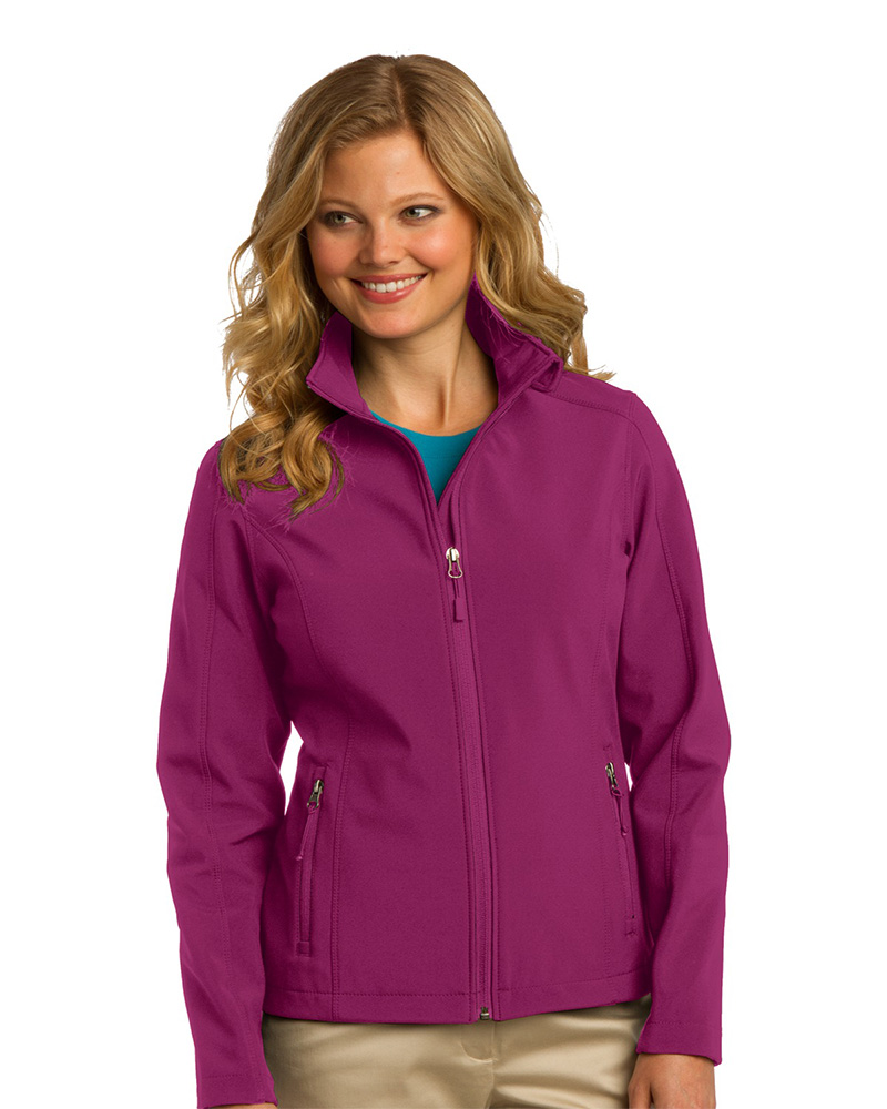 Printed Port Authority Ladies Core Soft Shell Jacket