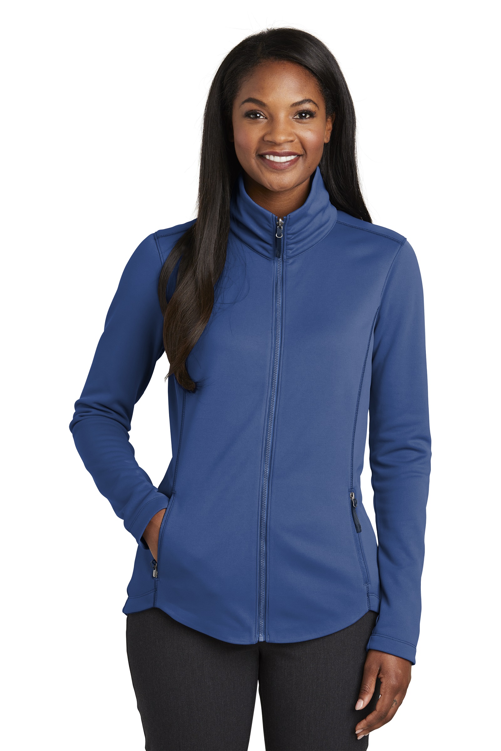 Port Authority Embroidered Women's Collective Smooth Fleece Jacket