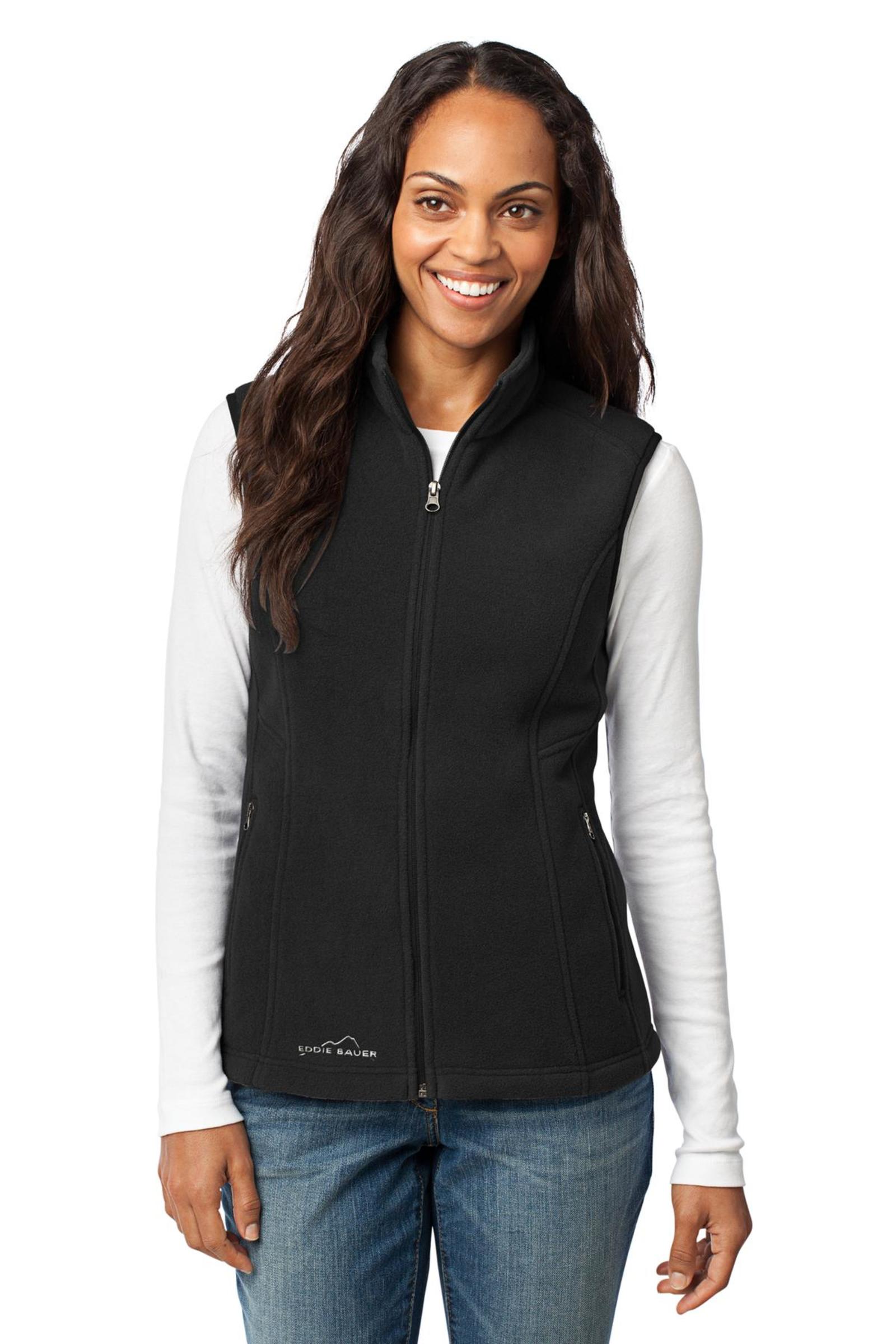 Eddie Bauer  Embroidered Women's Fleece Vest