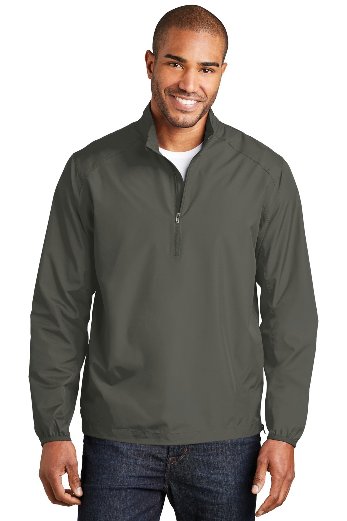 Port Authority Embroidered Men's Zephyr 1/2-Zip Pullover - Queensboro