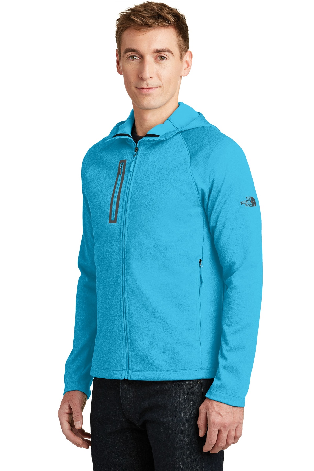 The North Face Embroidered Men's Canyon Flats Fleece Hooded Jacket Thumb