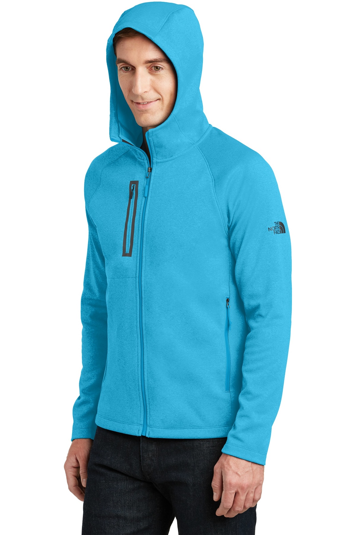 The North Face Embroidered Men's Canyon Flats Fleece Hooded Jacket Thumb