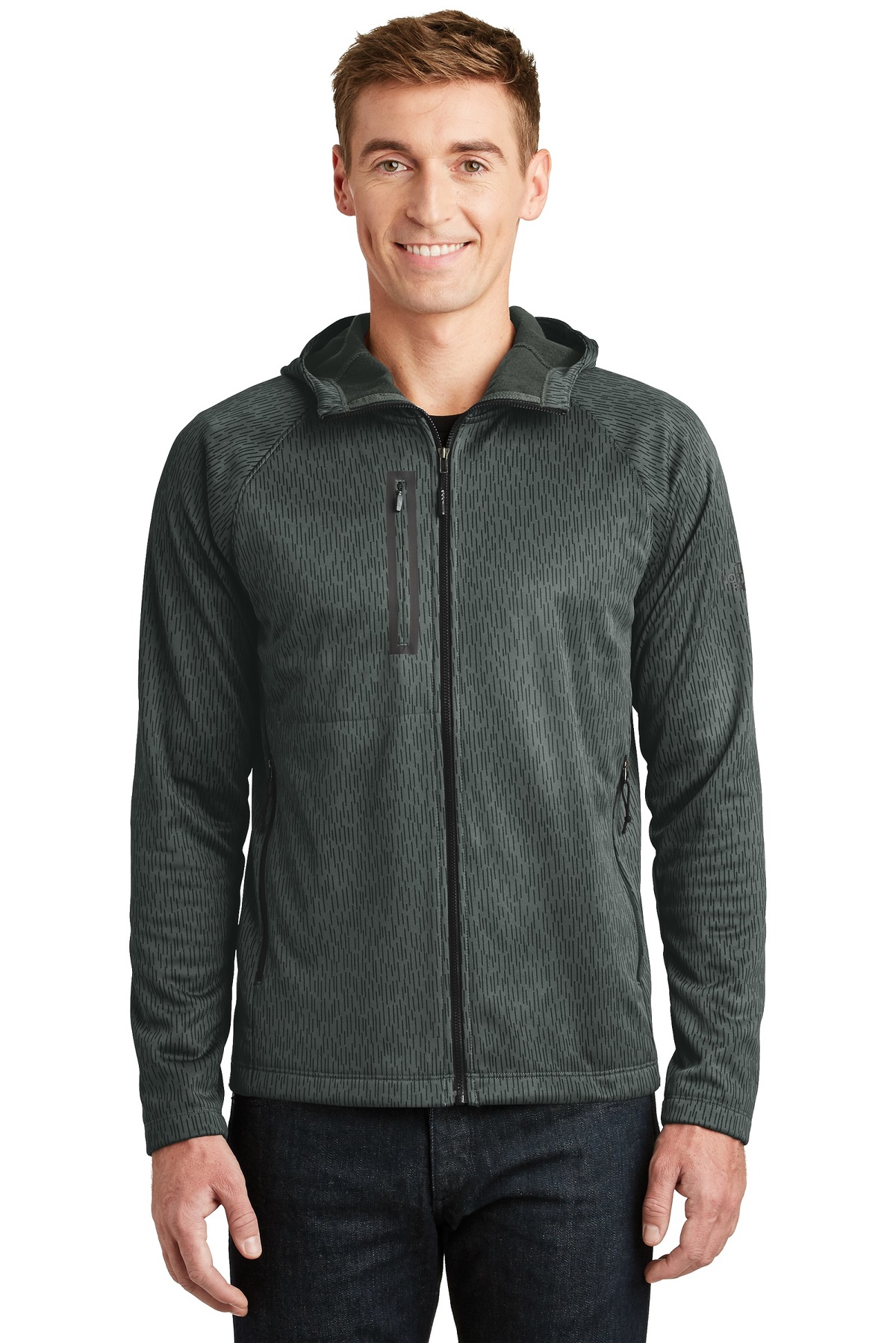 The North Face Embroidered Men's Canyon Flats Fleece Hooded Jacket ...