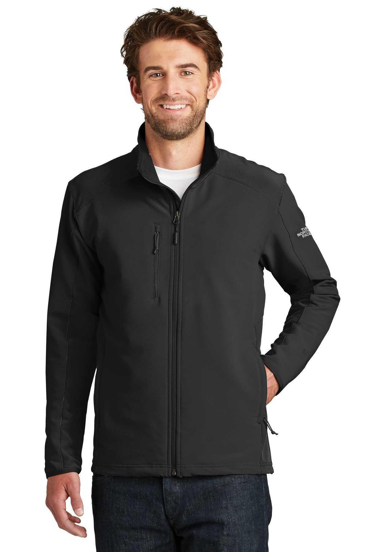The North Face Embroidered Men's Tech Stretch Soft Shell Jacket | The ...